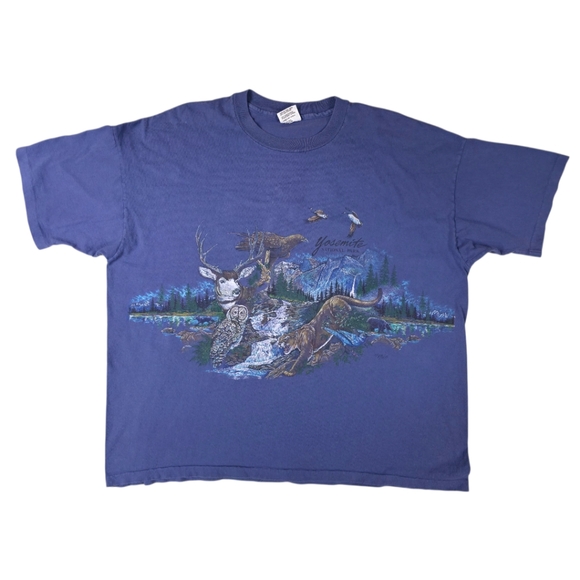 sansegal Tops - VINTAGE YOSEMITE DOUBLE SIDED SHIRT